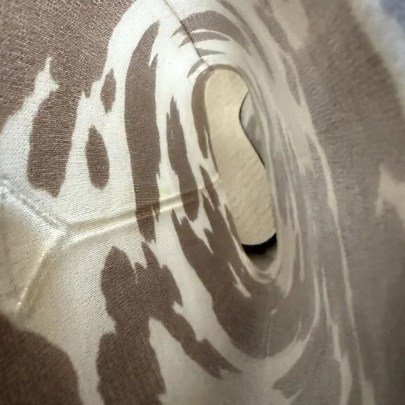 Donald J Pliner Western Equestrian Rain Boots Cow Print Brown Beige 8 Rubber - Picture 7 of 10